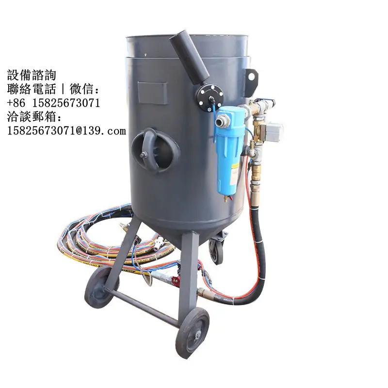 金屬復舊產業噴砂機實際應用案例