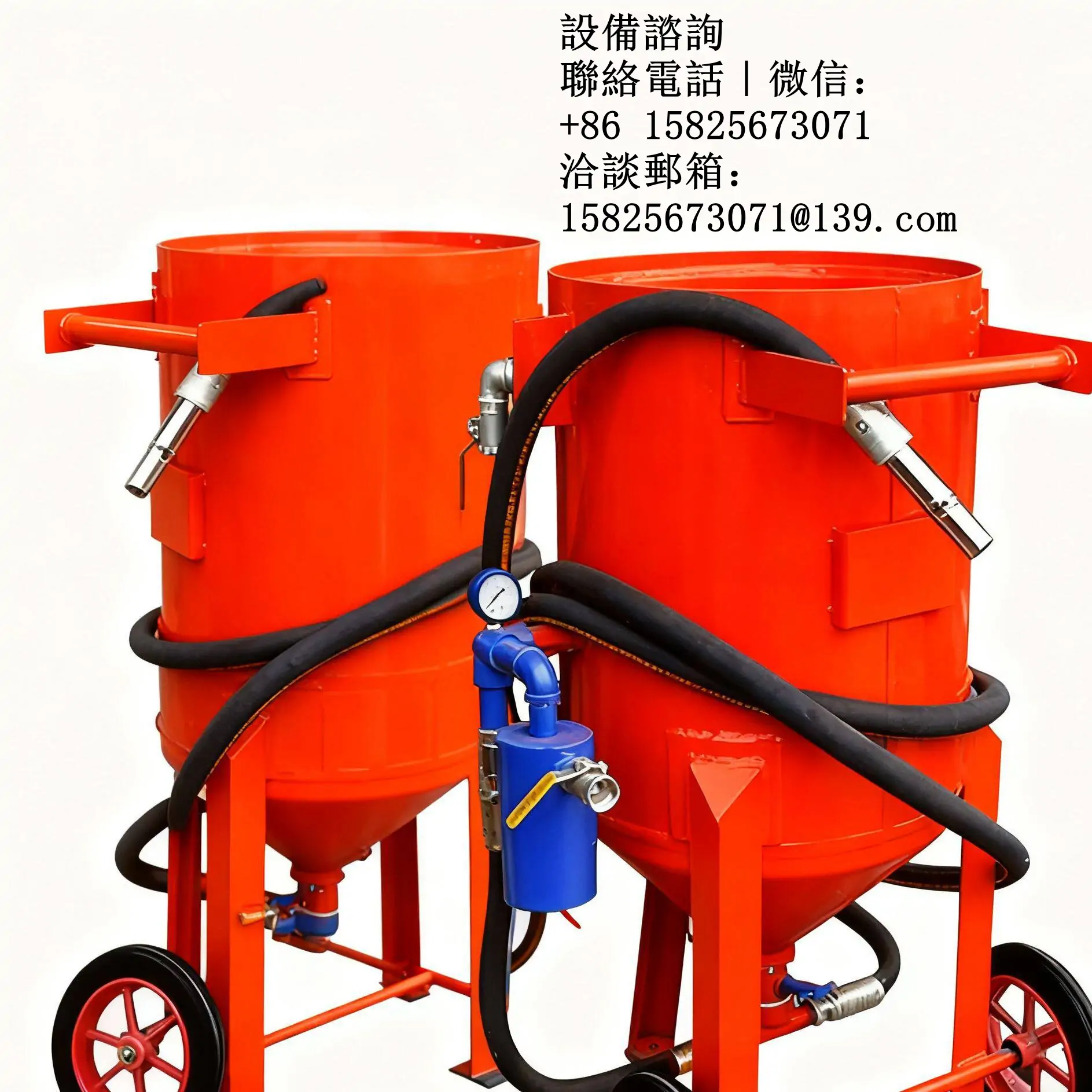 電木件噴砂去毛頭噴砂機實拍圖